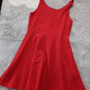 Divided Red Dress